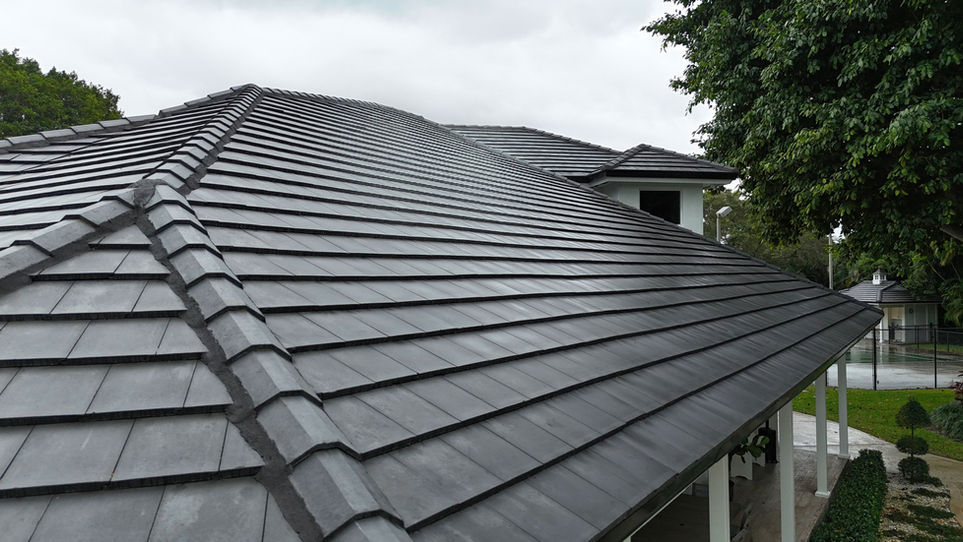 Architecturally integrated concrete solar roof tiles
